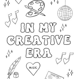 In My Creative Era Colouring Page